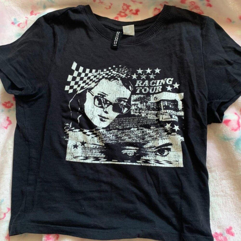 H&M racing tour baby tee